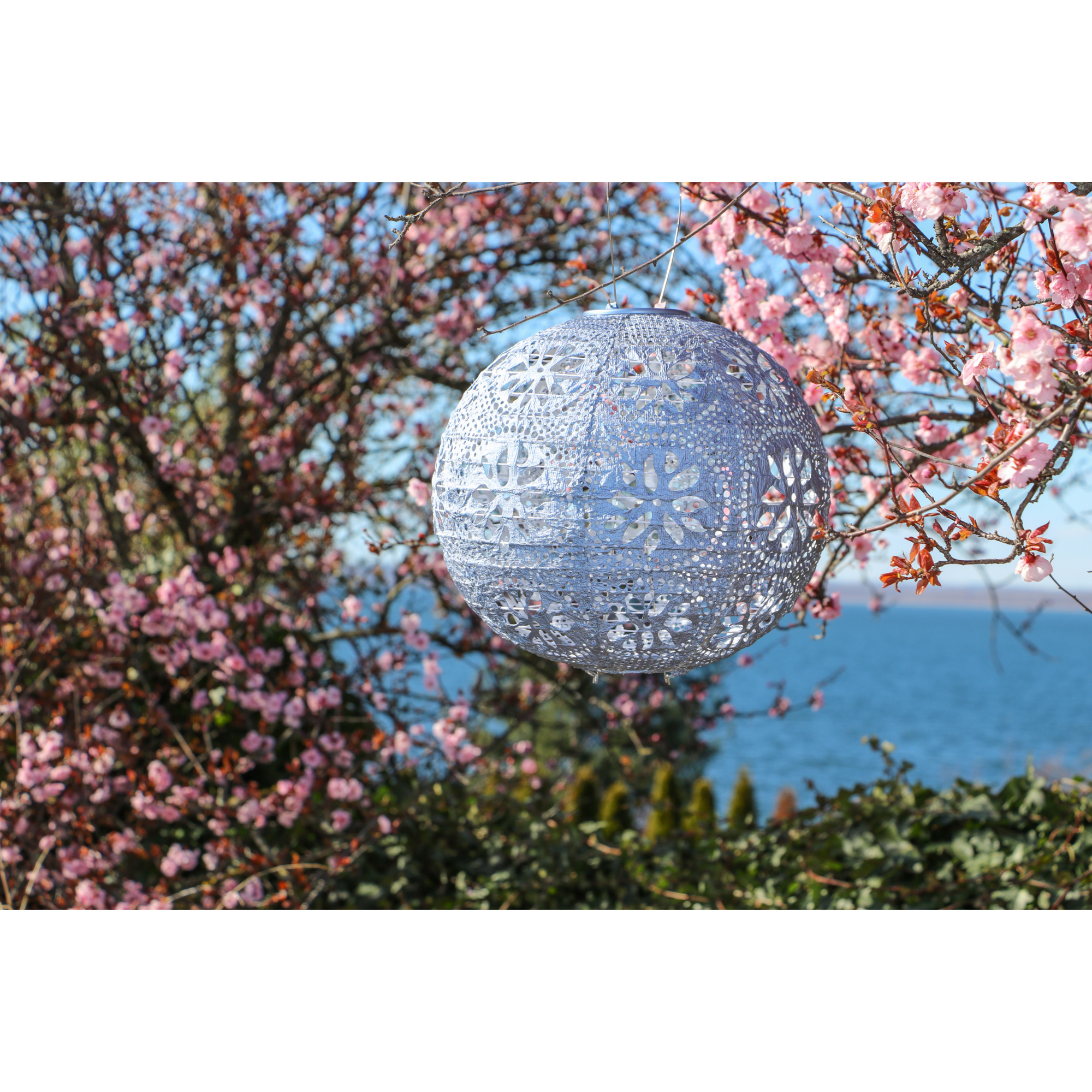Allsop Home and Garden, Soji Stella Boho Globe - Metallic Blue, Color Blue, Included (qty.) 1 Model# 31836